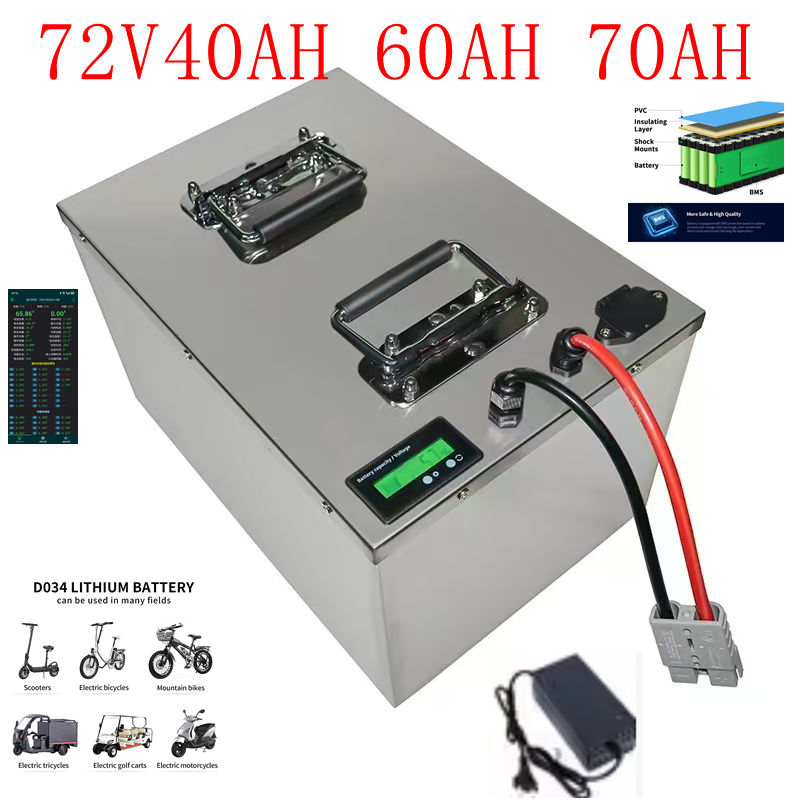 72V 30Ah Lifepo4 Battery Pack - Sistema de Almacenamiento de Energía con