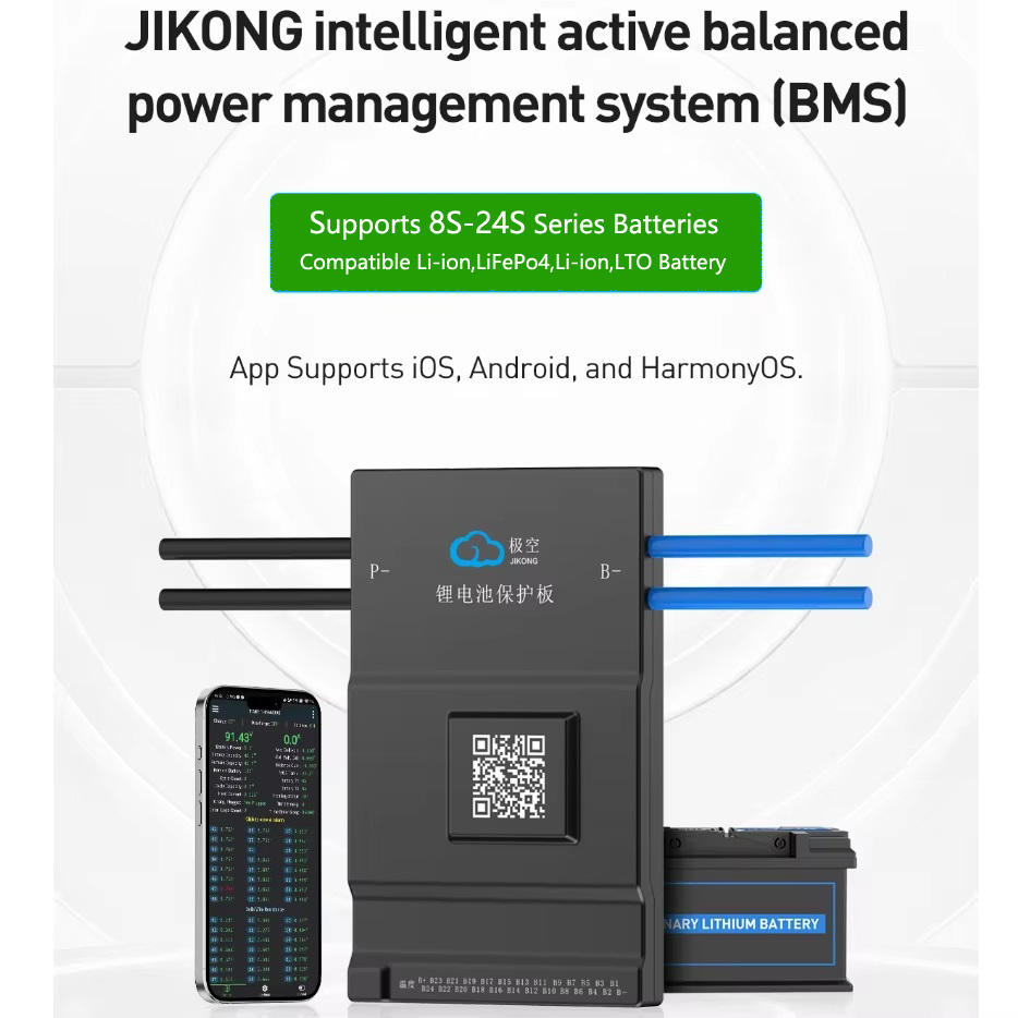 JK BMS Balance Activo 150A 1A  - Smart Bms 20S 72V 150A Bluetooth reseña y precio