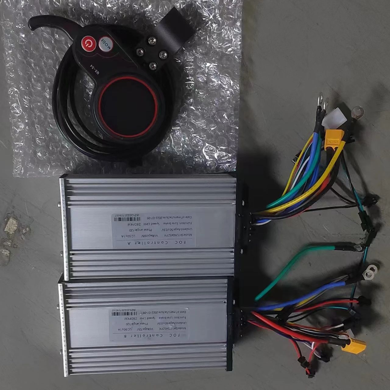 JBZN 60V 72V 50A Scooters eléc - 72V 45A Dual Controller reseña y precio
