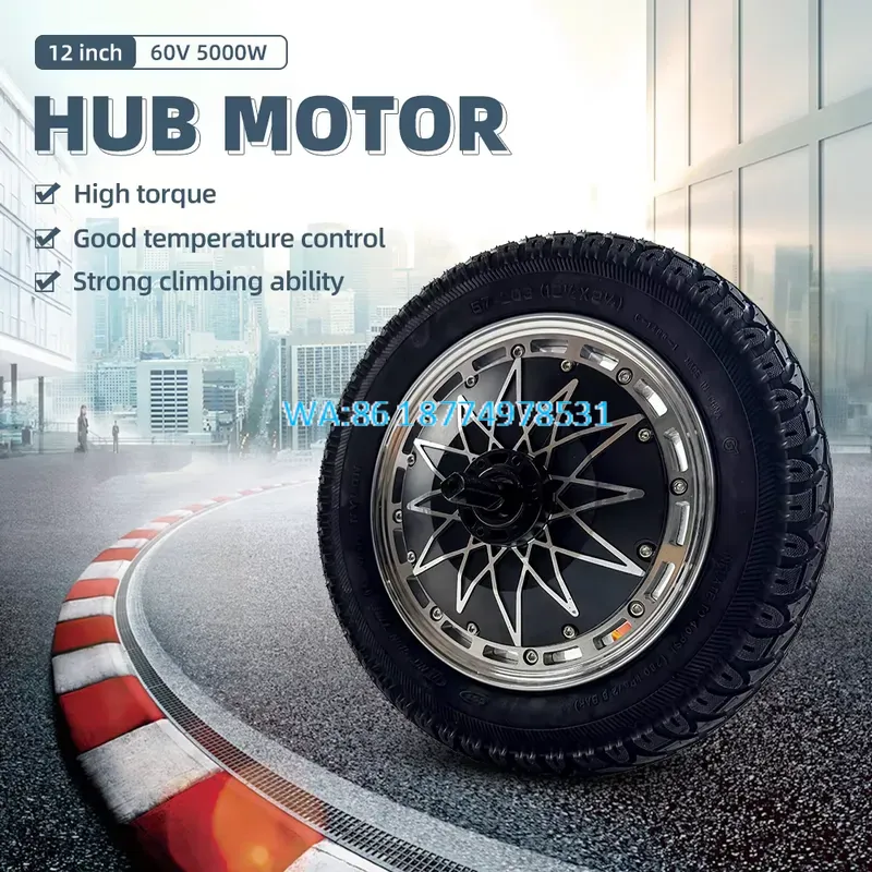 Kit de Motor de Cubo Wmwmnu de - 60V 5000W Brushless Hub Motor reseña y precio